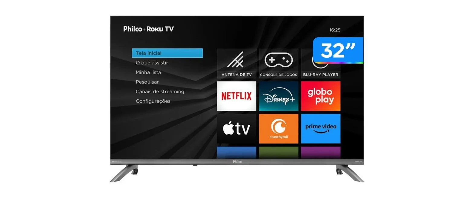 Smart TV 32" Philco P32CRB Roku TV