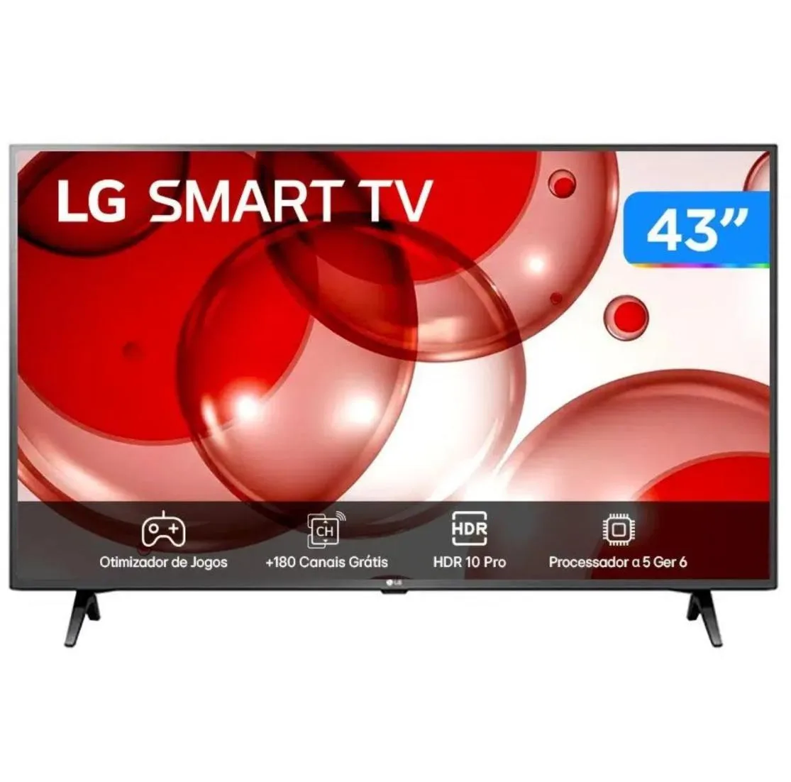 Smart TV LG 43" Full HD Processador AI Alexa Integrado 43LR6700PSA
