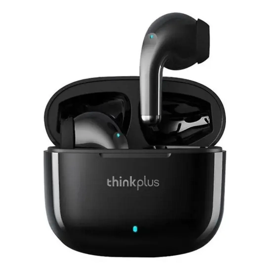 Fone de Ouvido Bluetooth Lenovo ThinkPlus LP40 TWS 5.0 com Microfone ENC Preto