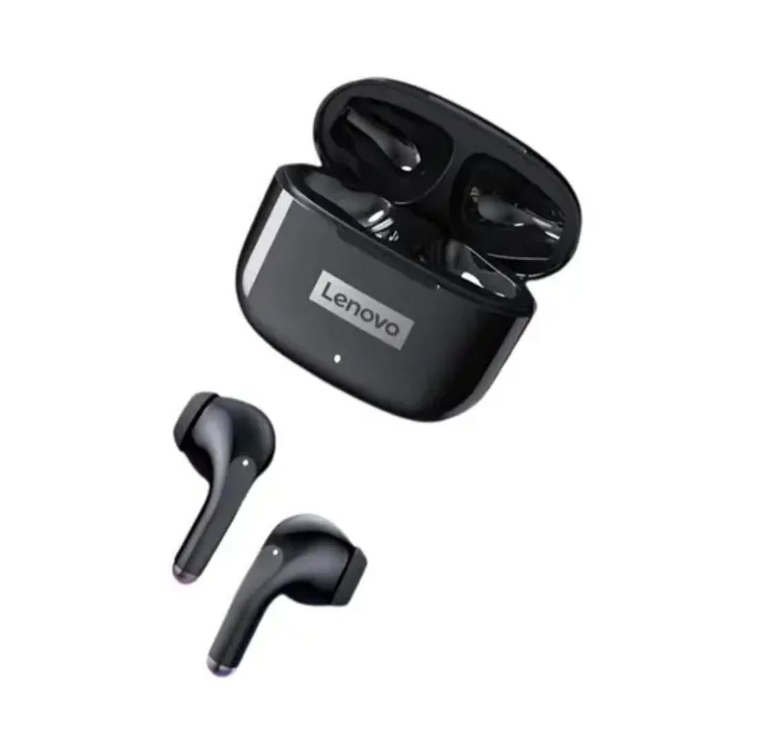 Fone de Ouvido Bluetooth Lenovo LP40 Pro TWS com Controle por Toque e Redução de Ruído Preto