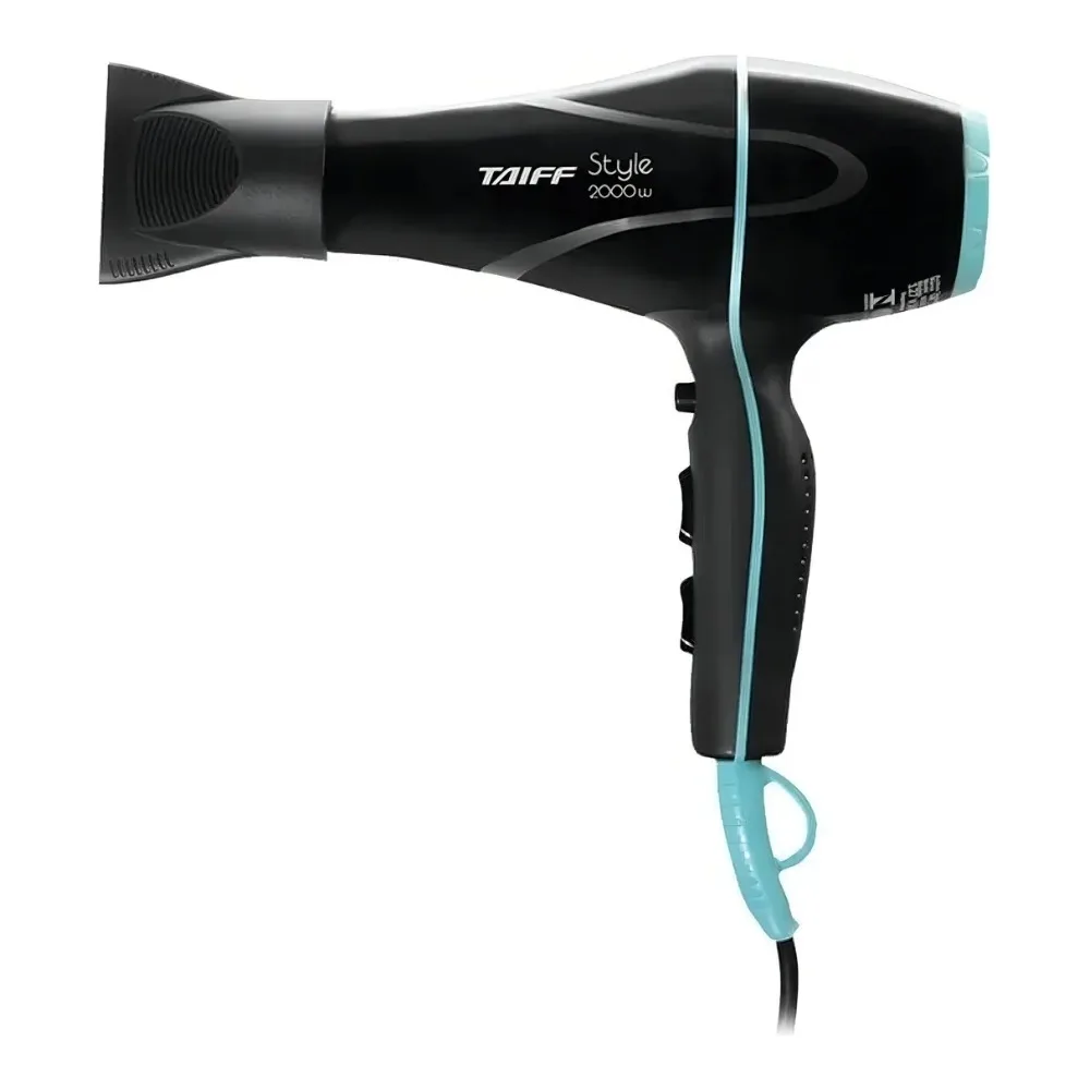 Secador Taiff Style 2000W Iônico Profissional Silencioso Preto..