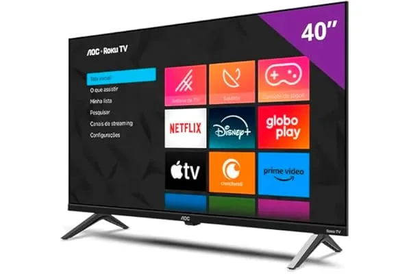 Smart TV AOC Roku TV DLED Full HD 40S5045/78G 40"