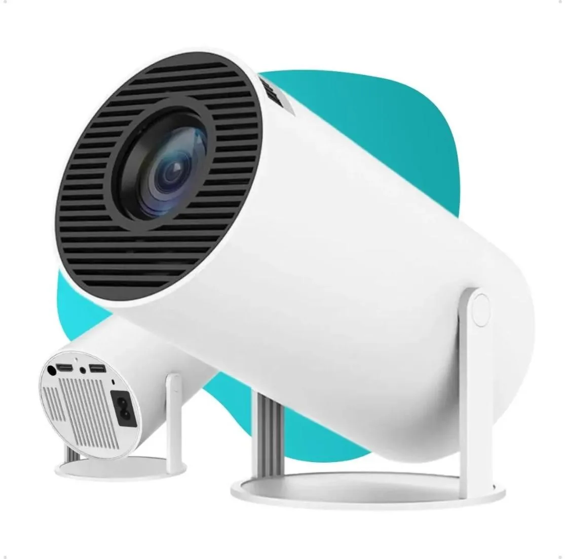 Projetor Android 11.0 Portátil HD Bluetooth HDMI WiFi Bivolt SmartProjetor Home Cinema