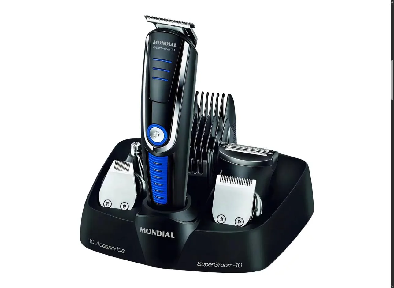 Aparador De Pelos Super Groom 10 Mondial 6w Bivolt BG-03