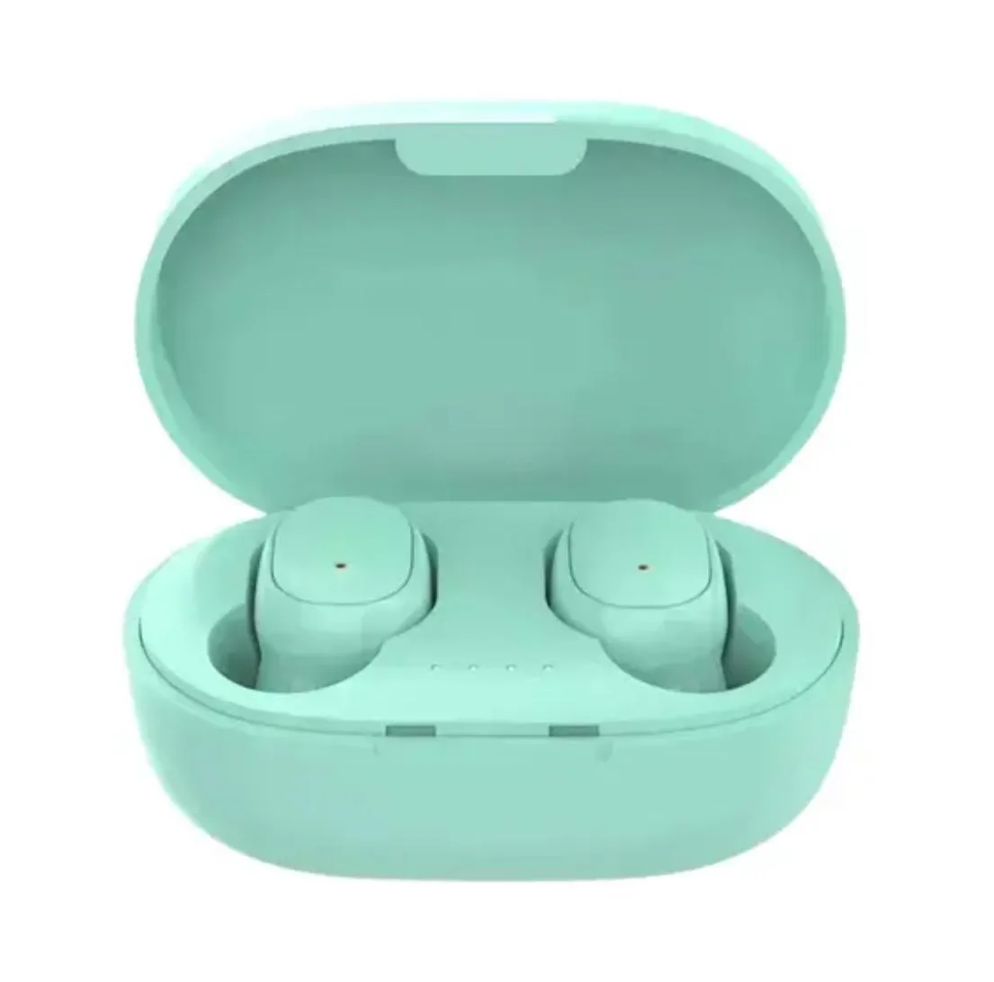 Fone de Ouvido Bluetooth A6S TWS Esportivo Sem Fio com Microfone Verde